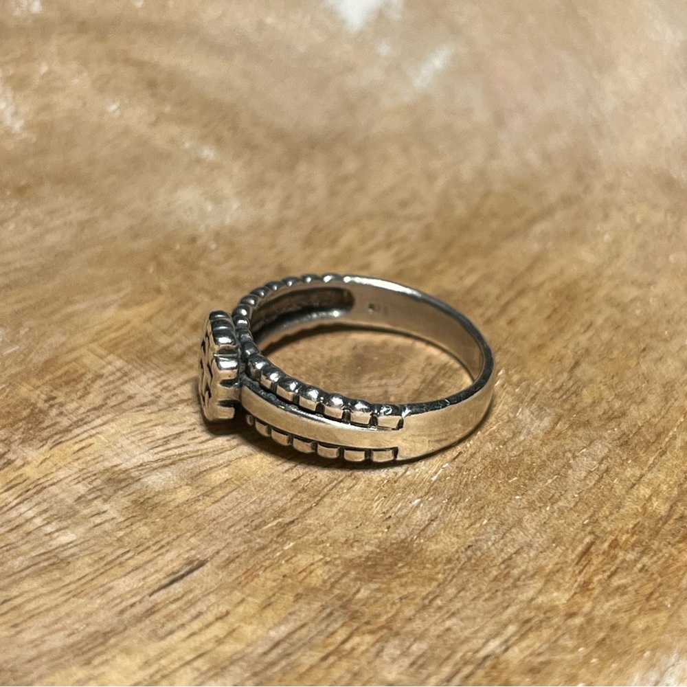 *SOLD* Cross 925 Sterling Silver Ring - Picture 5 of 12